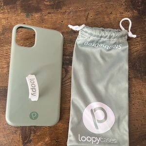 Sage iPhone 11 loopy phone case